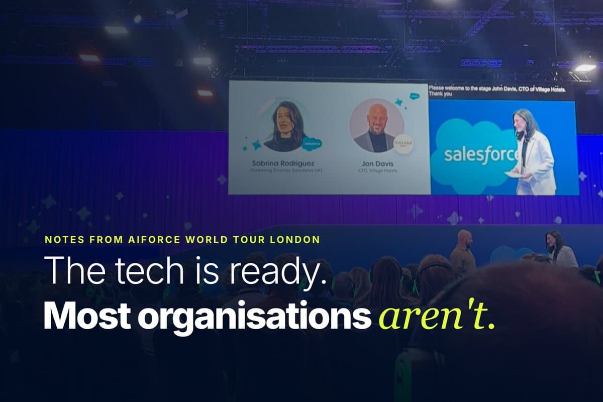 AIforce World Tour London 2026: The Tech Is Ready. Most Organisations Aren't.
